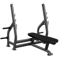 Олимпийская горизонтальная скамья со стойками AeroFit Impulse Techno IT7014